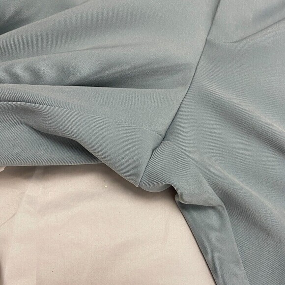 AVEC LES FILLES Ankle Trouser Pants Sky Blue Anthropologie Office Wear Sz Large - Picture 9 of 13